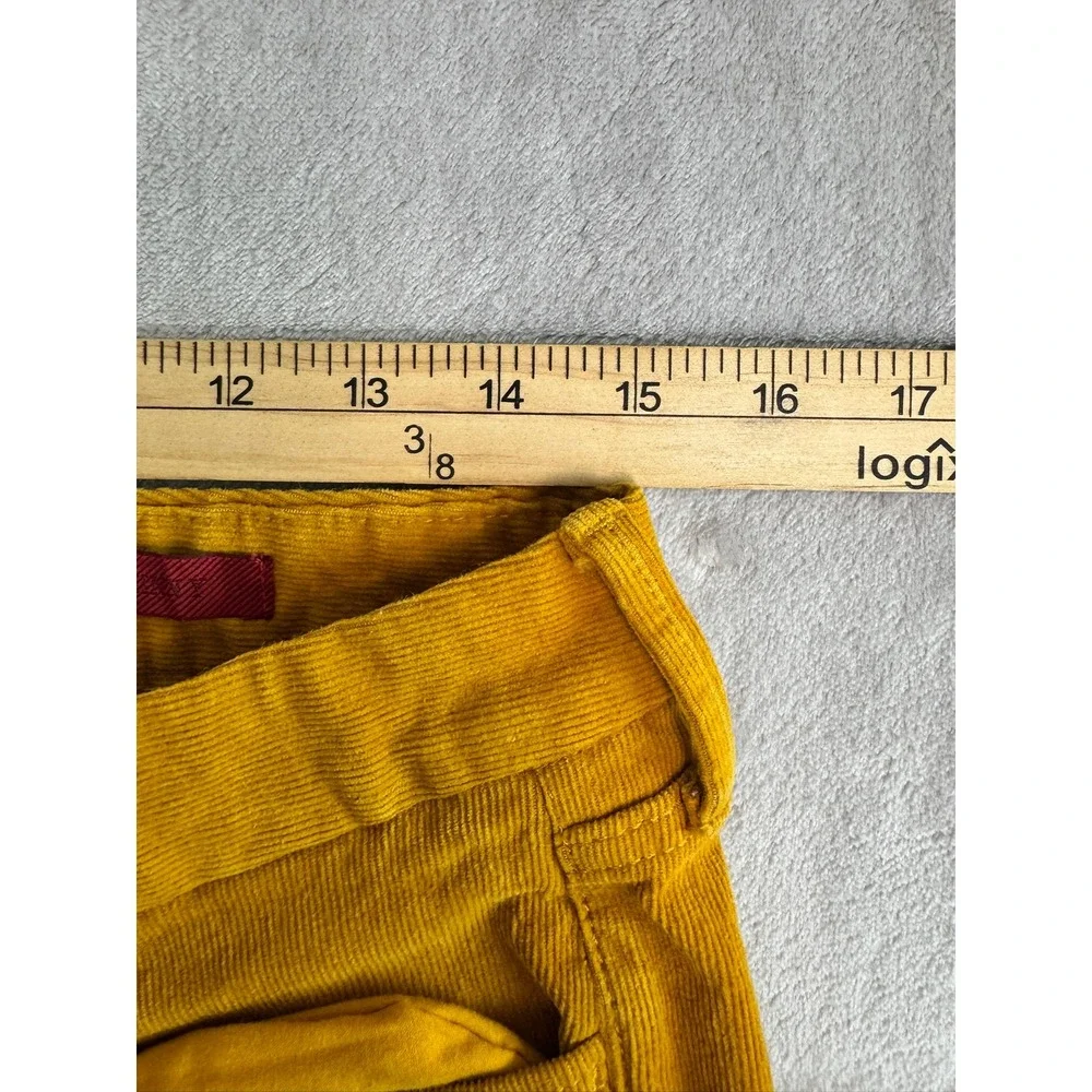 Women's Limited Edition Banana‎ Republic Yellow Corduroy Pants Slim Size 6